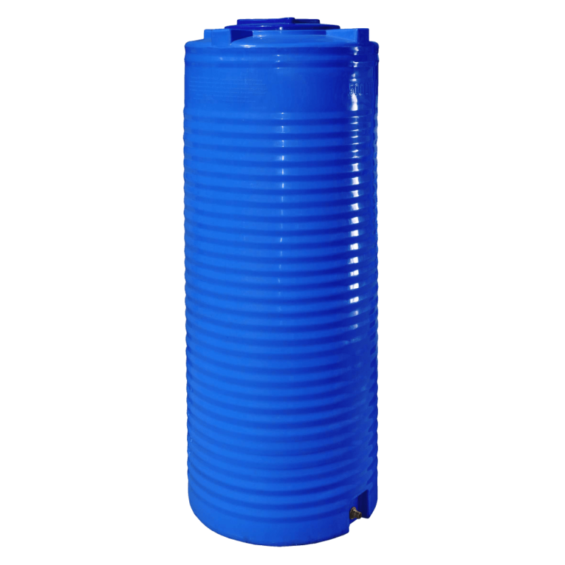 Ємність 500 л вузька вертикальна двошарова Рото Європласт